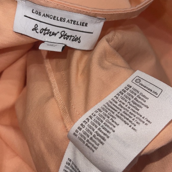 & Other Stories Peach Jumpsuit Size 0 NWOT - Picture 11 of 13